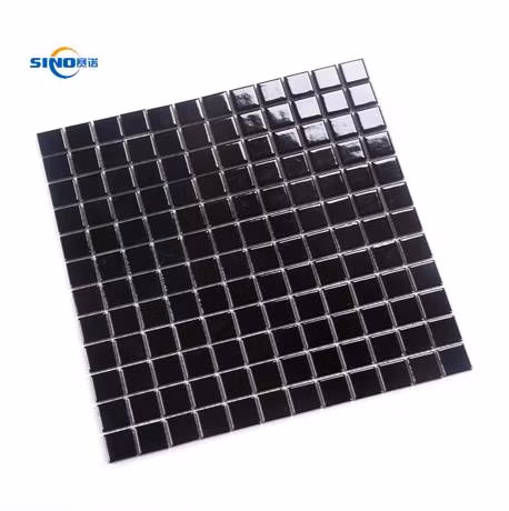 Piastrella in ceramica blu Mosaico misto Piastrella a mosaico per piscina