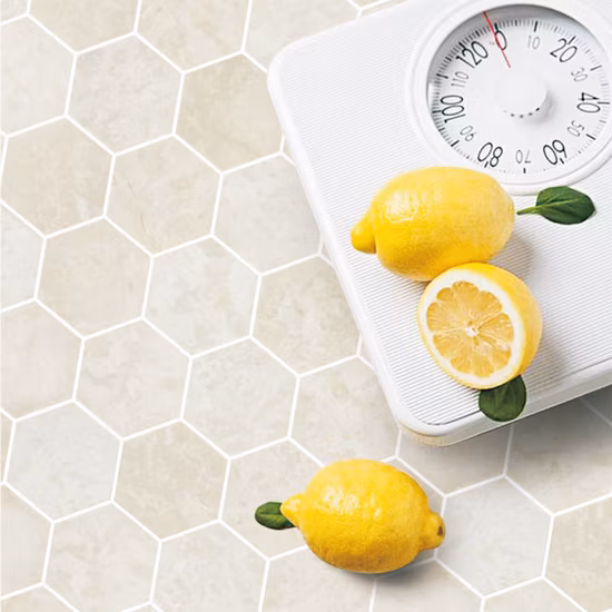 Tessere di mosaico in marmo a scaglie di pesce a forma di ventaglio all'ingrosso per progetti residenziali commerciali