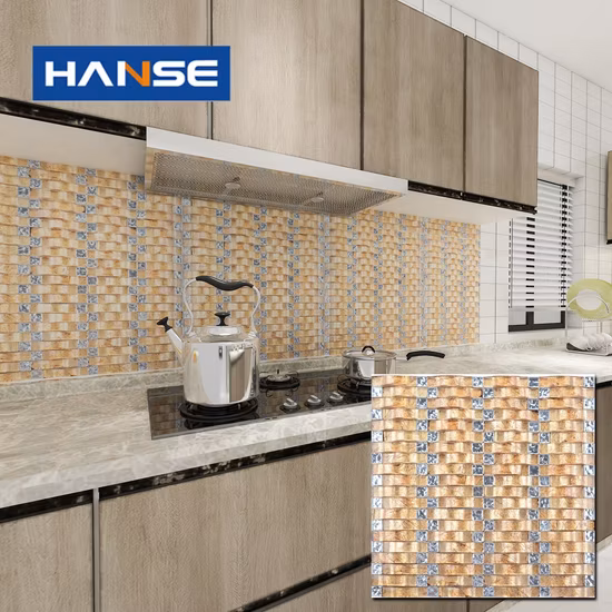 Rivestimenti artistici Linea Gold Mosaico in vetro a striscia lunga