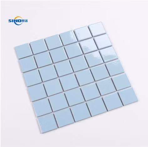 Blue Ceramic Tile Mixed Mosaic Swimming Pool Mosaic Tile
