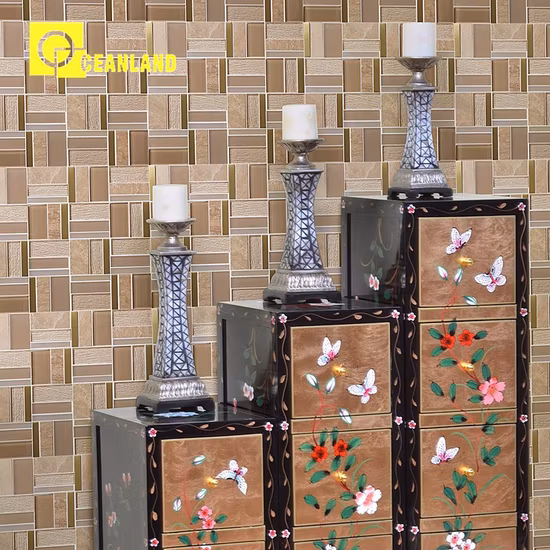 Motivo decorativo da rivestimento in mosaico di smalto colorato